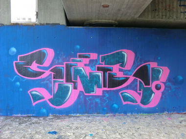 Graffiti Wall - Photo by sims - sims, wall, hall (2012)