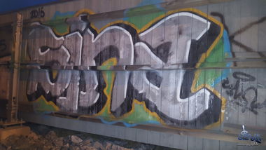 Graffiti Wall in Stockholm - Photo by sina (2016)