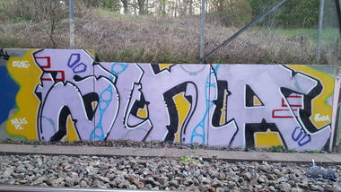 Graffiti Wall in Stockholm - Photo by sina (2016)