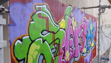 Graffiti Wall in Stockholm - Photo by sina (2016)