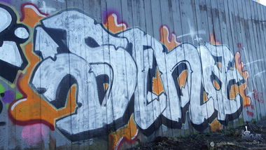 Graffiti Wall in Stockholm - Photo by sina (2016)