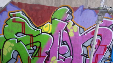 Graffiti Wall in Stockholm - Photo by sina (2016)