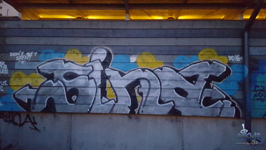 Graffiti Wall in Stockholm - Photo by sina (2016)