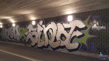 Graffiti Wall in Stockholm - Photo by sina (2016)