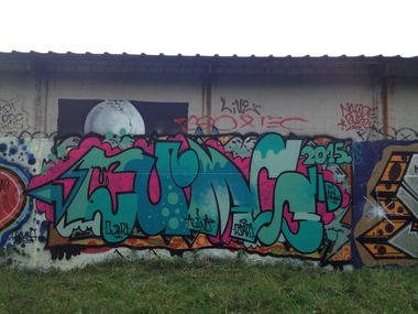 Graffiti Wall - Photo by skamfromvis - yo, 101crew, )) (2015)