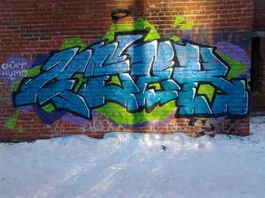 Graffiti Wall in ekaterinburg - Photo by skat