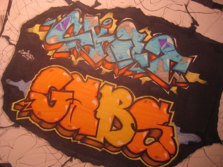 Graffiti Sketch in Kyiv - Photo by sket_oner