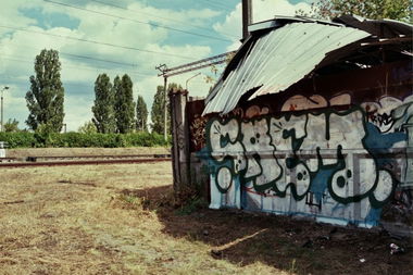 Graffiti Bombing in Kyiv - Photo by sket_oner - sket, fucking, skem (2013)