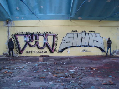 Graffiti Wall in Poland - Photo by skider86 - 2016, fonts, skiny