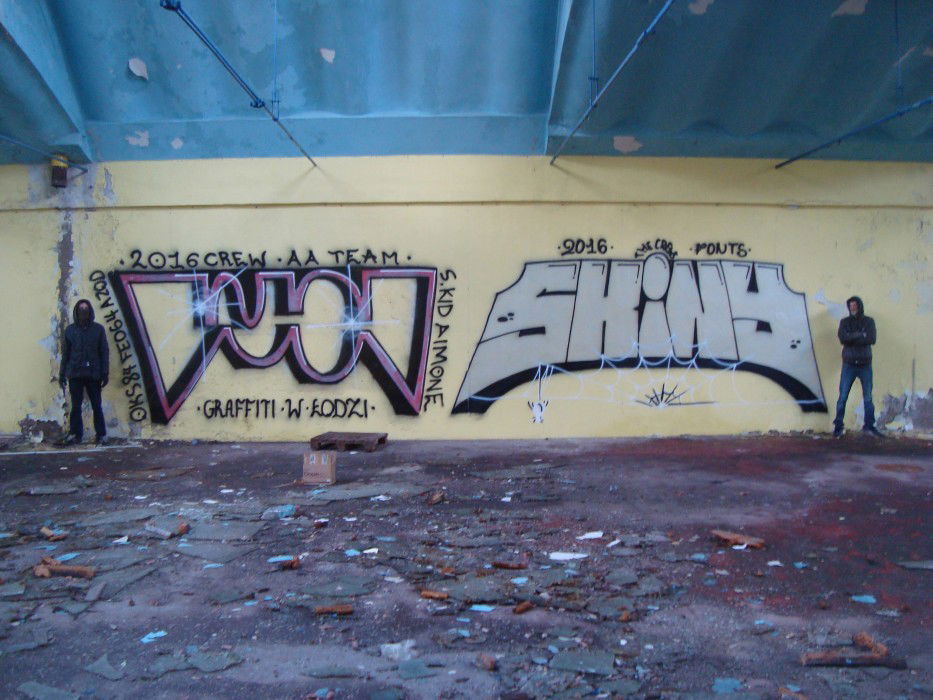 Graffiti Wall in Poland - Photo by skider86 - 2016, fonts, skiny