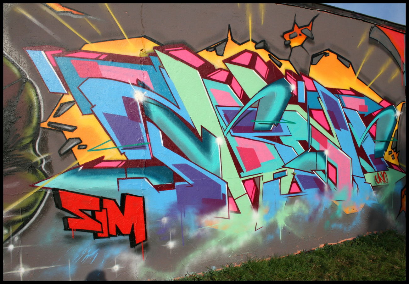Graffiti Wall - Photo by skion - skionsimstylebremenbremerhaven28502015 (2015)