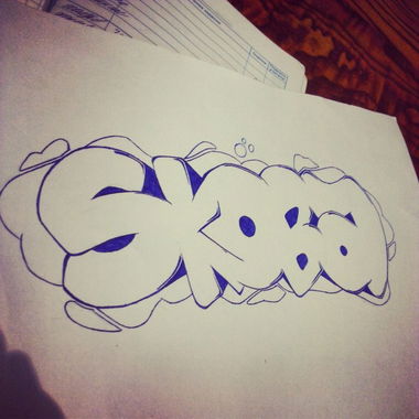 Graffiti Sketch in Krasnodar - Photo by skoba - skoba (2013)