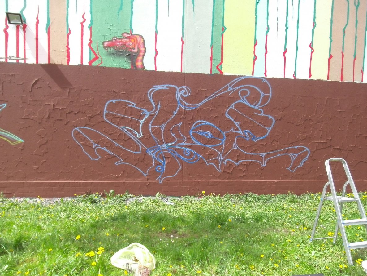 Graffiti Wall - Photo by skoe1