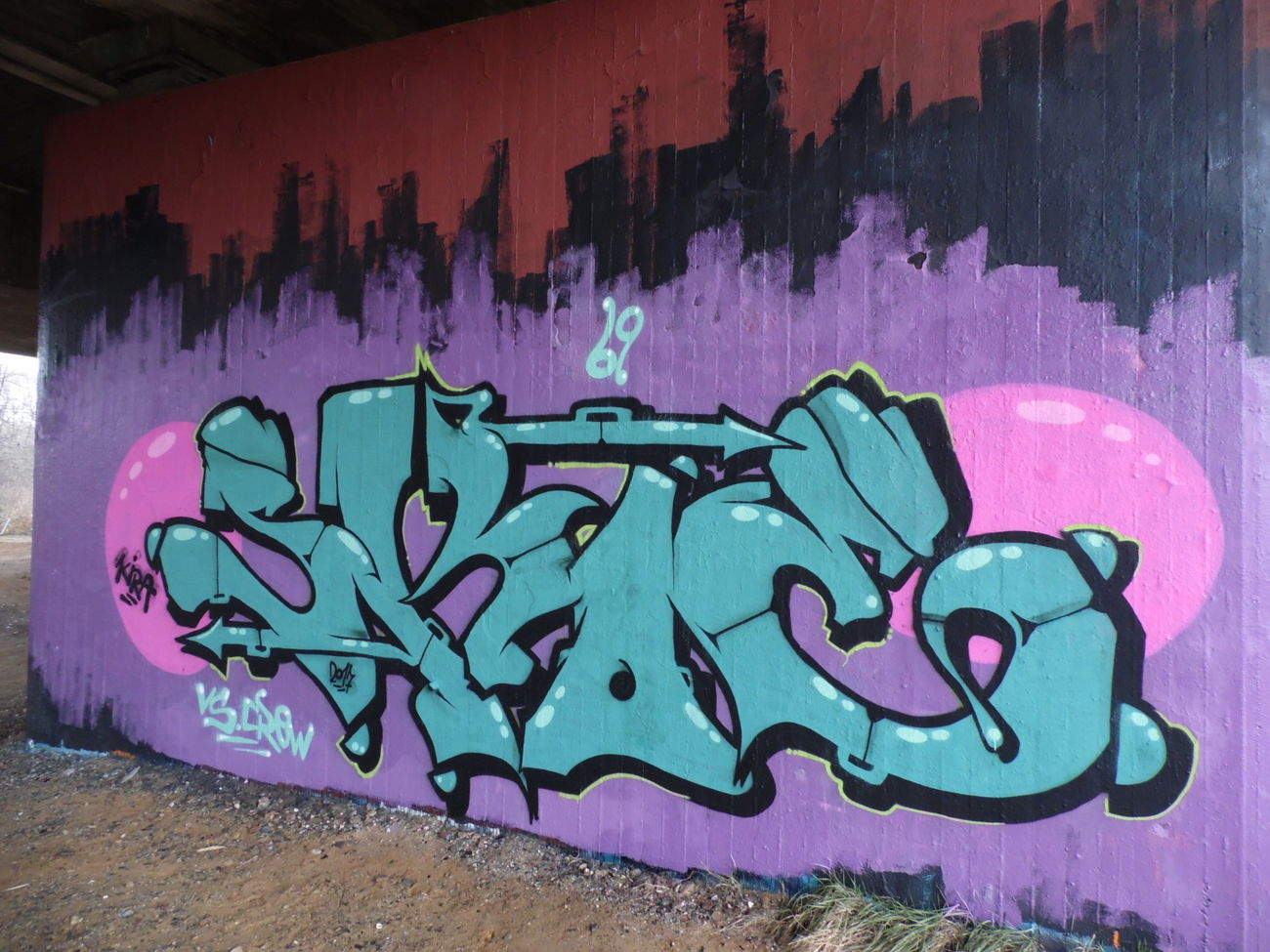 Graffiti Wall in Kassel - Photo by skoe1 - kassel, vs.crew, skoe69 (2017)