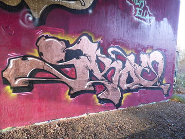 Graffiti Wall in Kassel - Photo by skoe1 (2015)