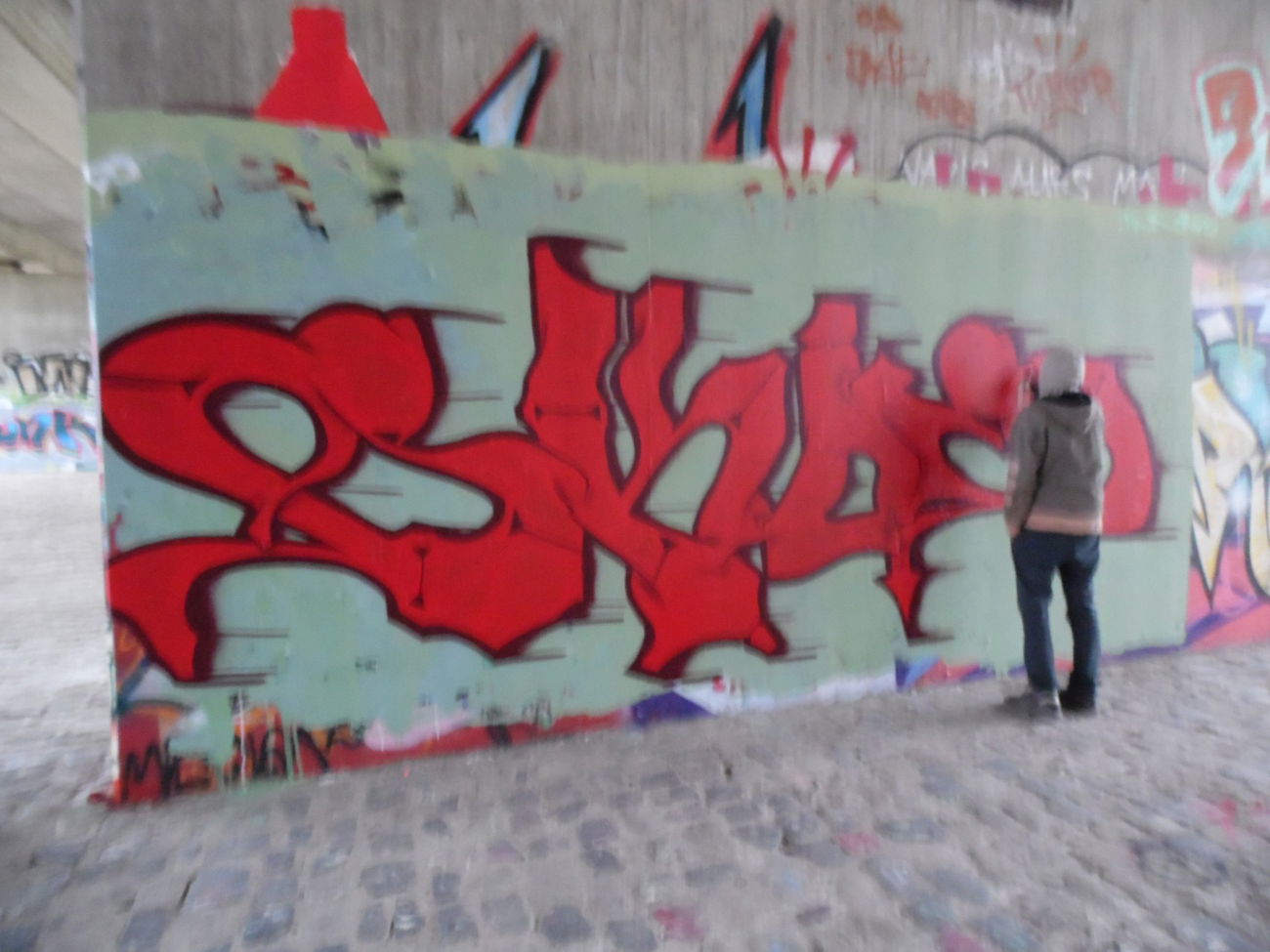 Graffiti Wall in Dresden - Photo by skoe1 (2015)