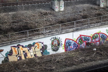 Graffiti Wall in Dortmund - Photo by skordi - 44, Urin, Dozer