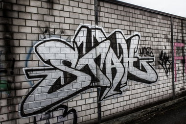 Graffiti Wall in Dortmund - Photo by skordi - stah, hoe, brick (2011)