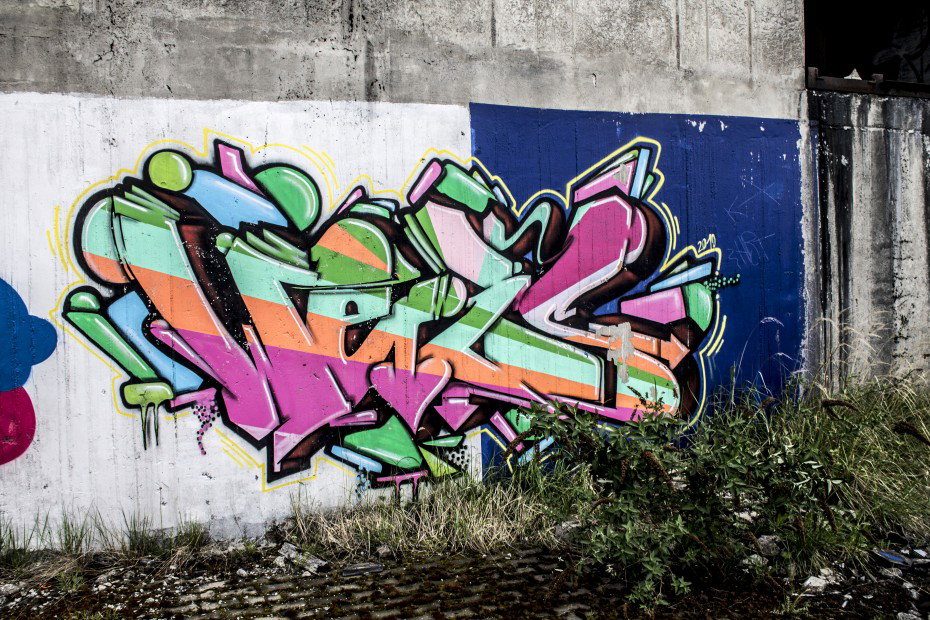 Graffiti Wall in Dortmund - Photo by skordi - Weis, etc, wall (2010)