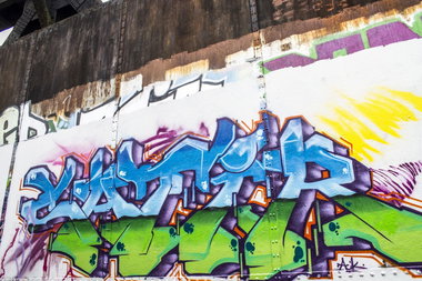 Graffiti Wall in Dortmund - Photo by skordi - satir, hansa, dac (2013)