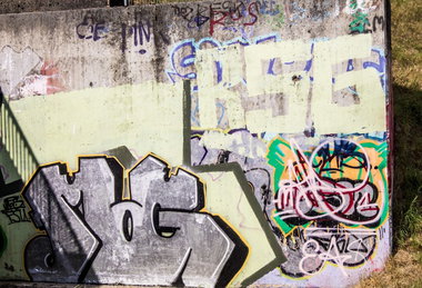 Graffiti Bombing in Dortmund - Photo by skordi - mog, mogone, fsu (2013)