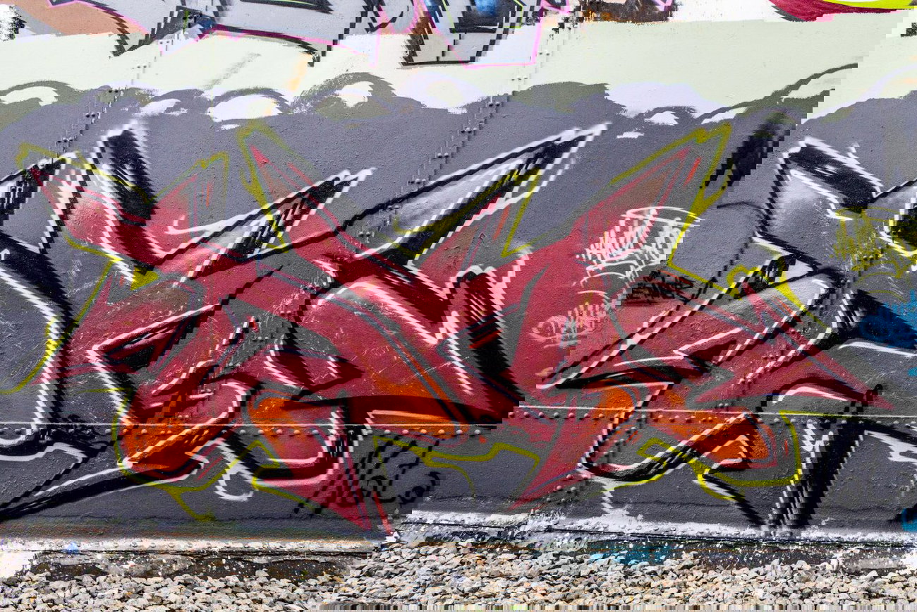 Graffiti Wall in Dortmund - Photo by skordi - DTA, HANSA, BUTAN (2013)
