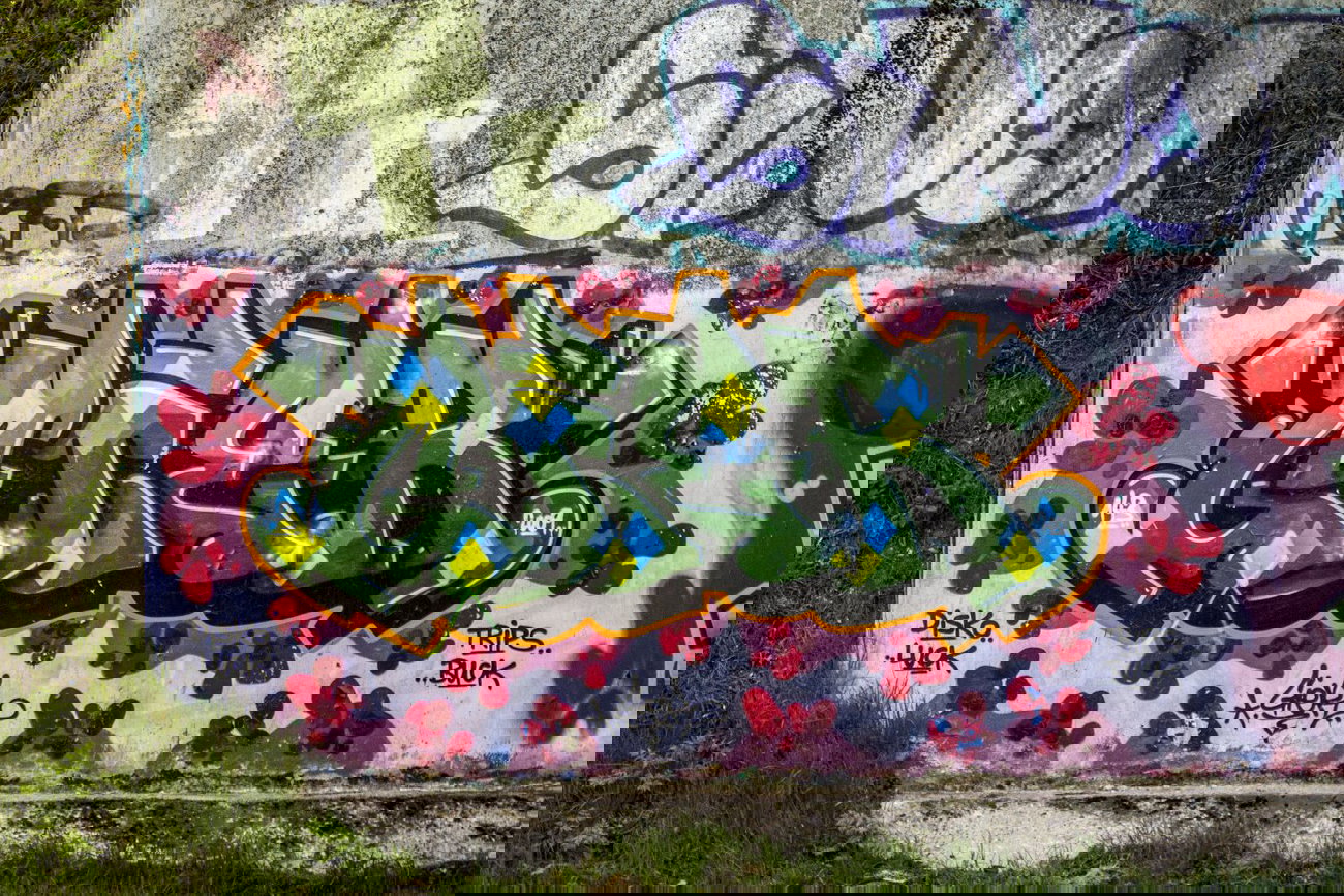 Graffiti Wall in Dortmund - Photo by skordi - Gier, Trips, Buck (2009)