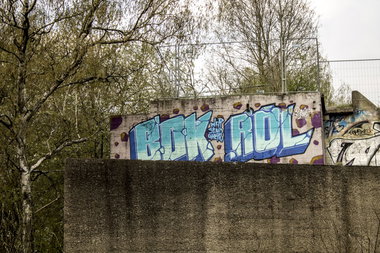 Graffiti Wall in Dortmund - Photo by skordi - Bok, Rol, Wir (2012)