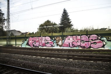 Graffiti Wall in Dortmund - Photo by skordi - 44, Dortmund, Graff