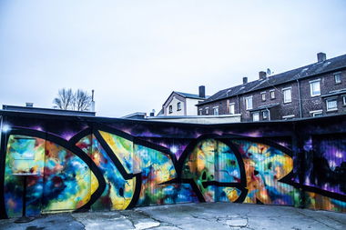 Graffiti Wall in Dortmund - Photo by skordi - 44, Dortmund, graff