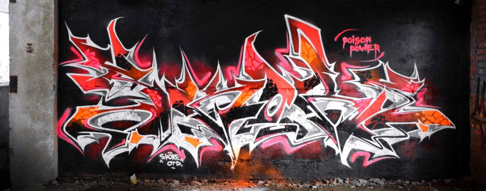 Graffiti Wall in Saint Petersburg - Photo by skore - Skore, OTD (2012)