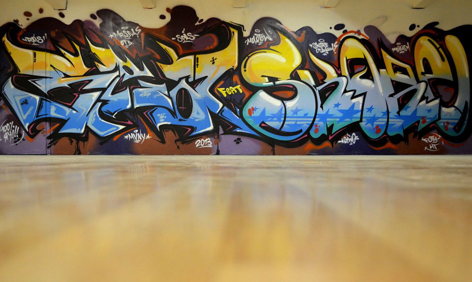 Graffiti Wall in Saint Petersburg - Photo by skore - Sea, Skore, OTD (2013)