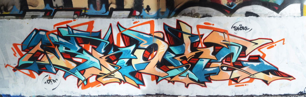 Graffiti Wall in Saint Petersburg - Photo by skore - Skore, OTD (2013)