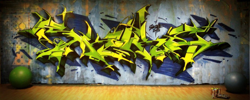 Graffiti Wall in Saint Petersburg - Photo by skore - Skore, OTD (2013)