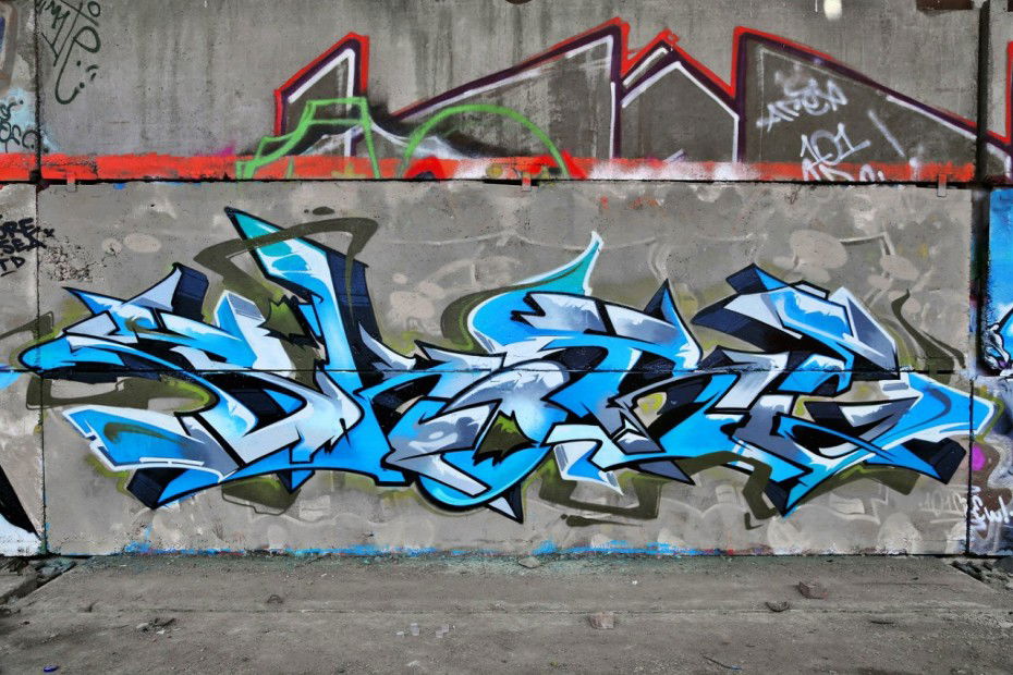 Graffiti Wall in Saint Petersburg - Photo by skore - Skore, OTD (2013)