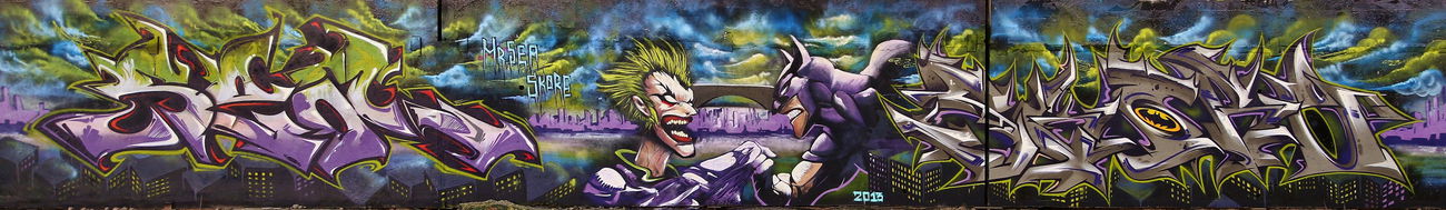 Graffiti Wall in Saint Petersburg - Photo by skore - Skore, Mr.Sea, Sea (2013)