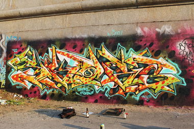 Graffiti Wall in Saint Petersburg - Photo by skore - Skore, OTD (2013)