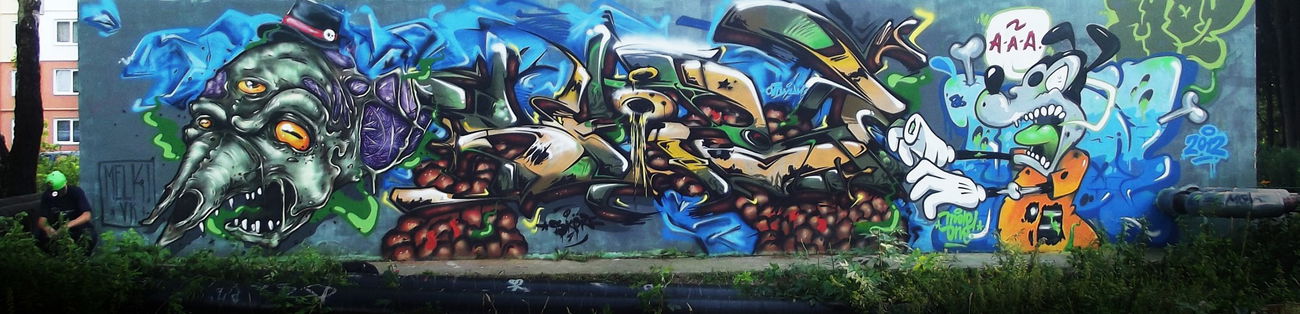 Graffiti Wall in Kaliningrad - Photo by skore - Skore, OTD (2011)