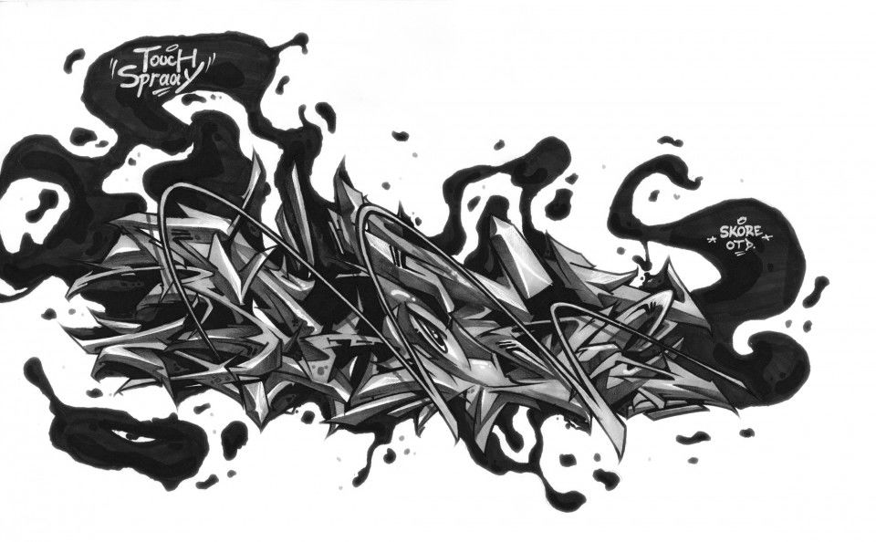 Graffiti Sketch in Saint Petersburg - Photo by skore - Skore, OTD (2013)