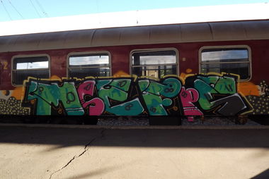 Graffiti Train - Photo by skpc - msc, fps (2013)