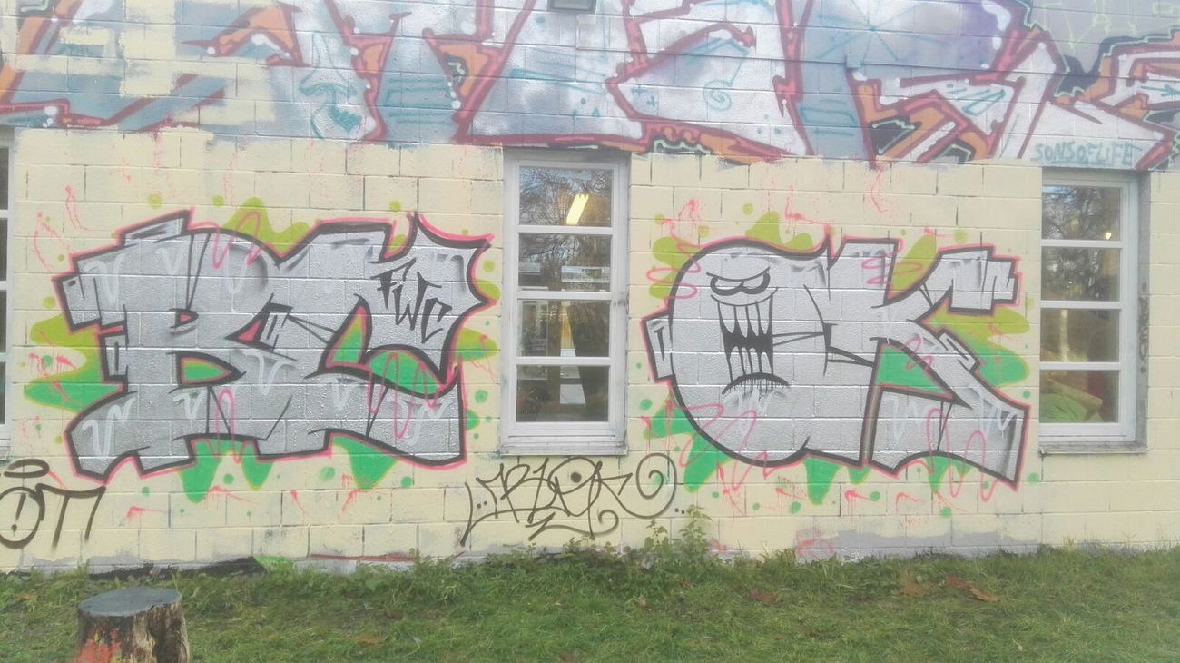 Graffiti Wall in Oldenburg - Photo by skroten - BLOK, FWC (2015)