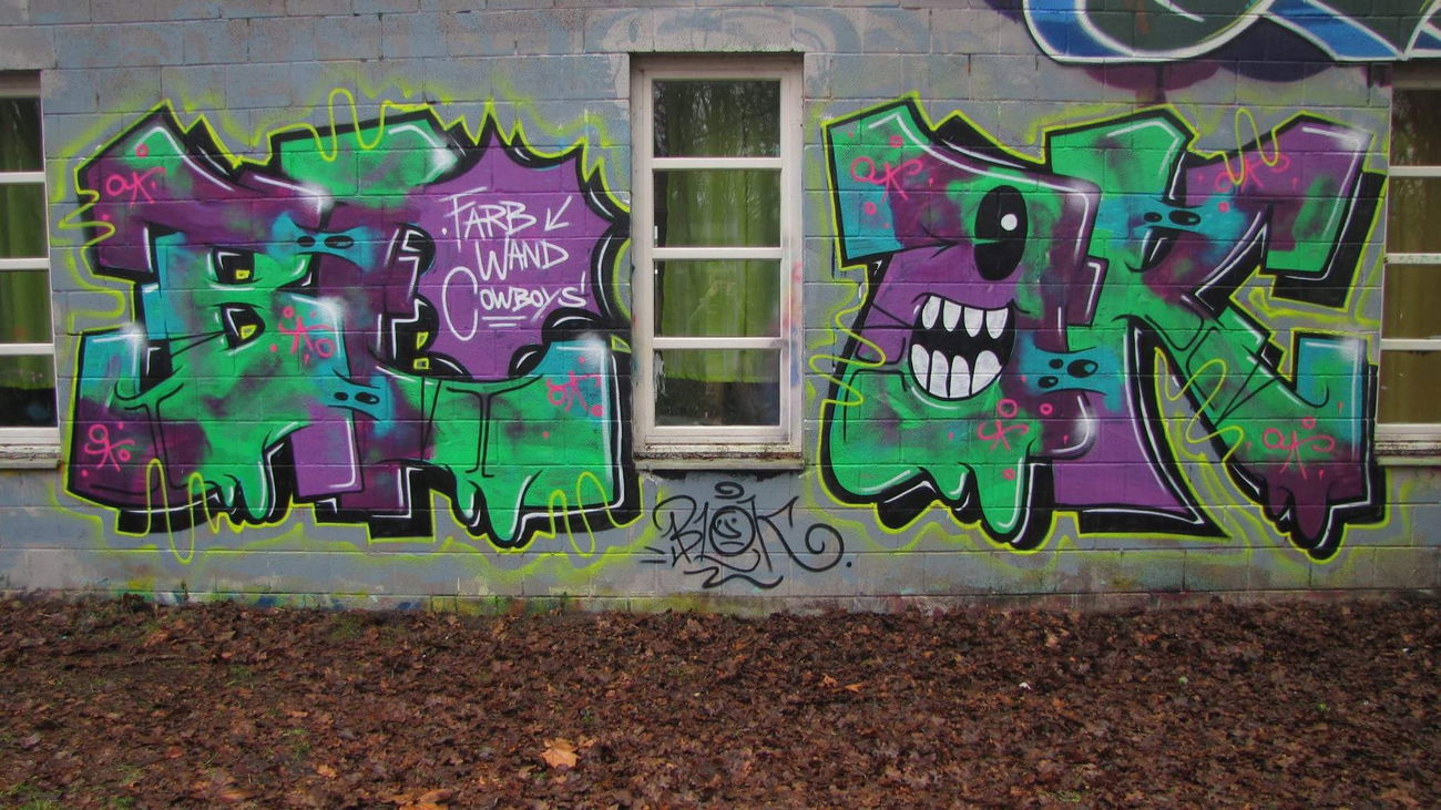 Graffiti Wall in Oldenburg - Photo by skroten - Blok, FWC (2016)