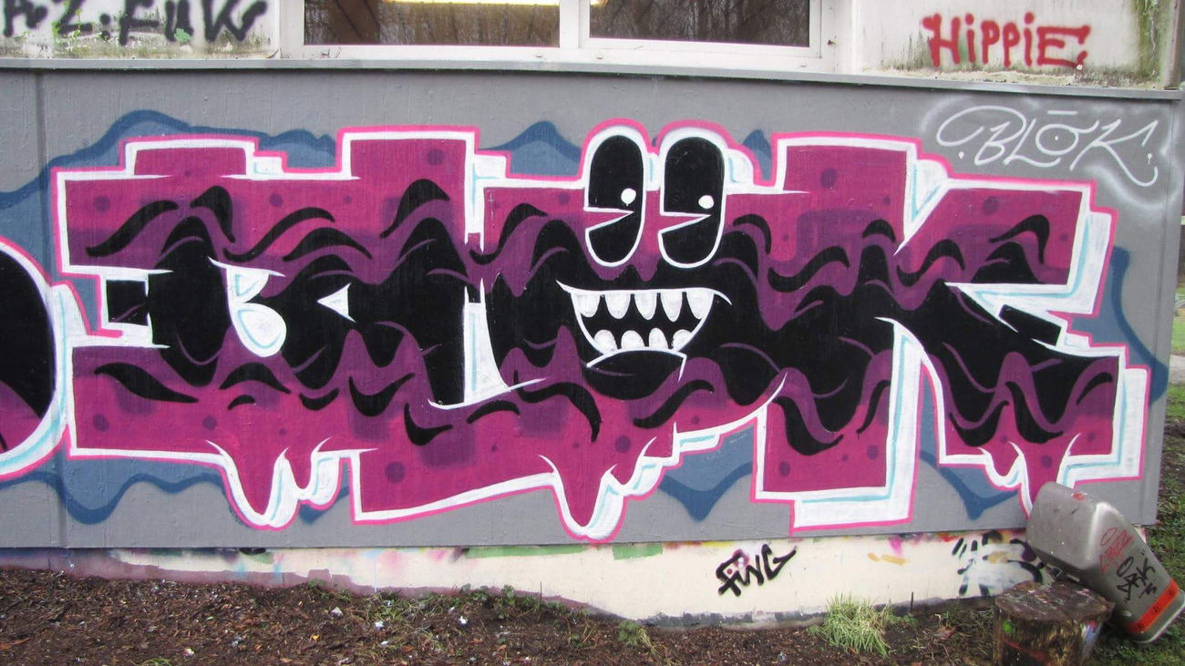 Graffiti Wall in Oldenburg - Photo by skroten - Blok, FWC (2016)