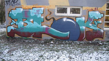 Graffiti Wall in Oldenburg - Photo by skroten - Blok, FWC (2016)