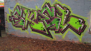 Graffiti Wall in Oldenburg - Photo by skroten - Ekel, FWC (2016)