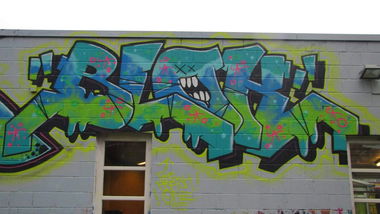 Graffiti Wall in Oldenburg - Photo by skroten - Blok, FWC (2016)