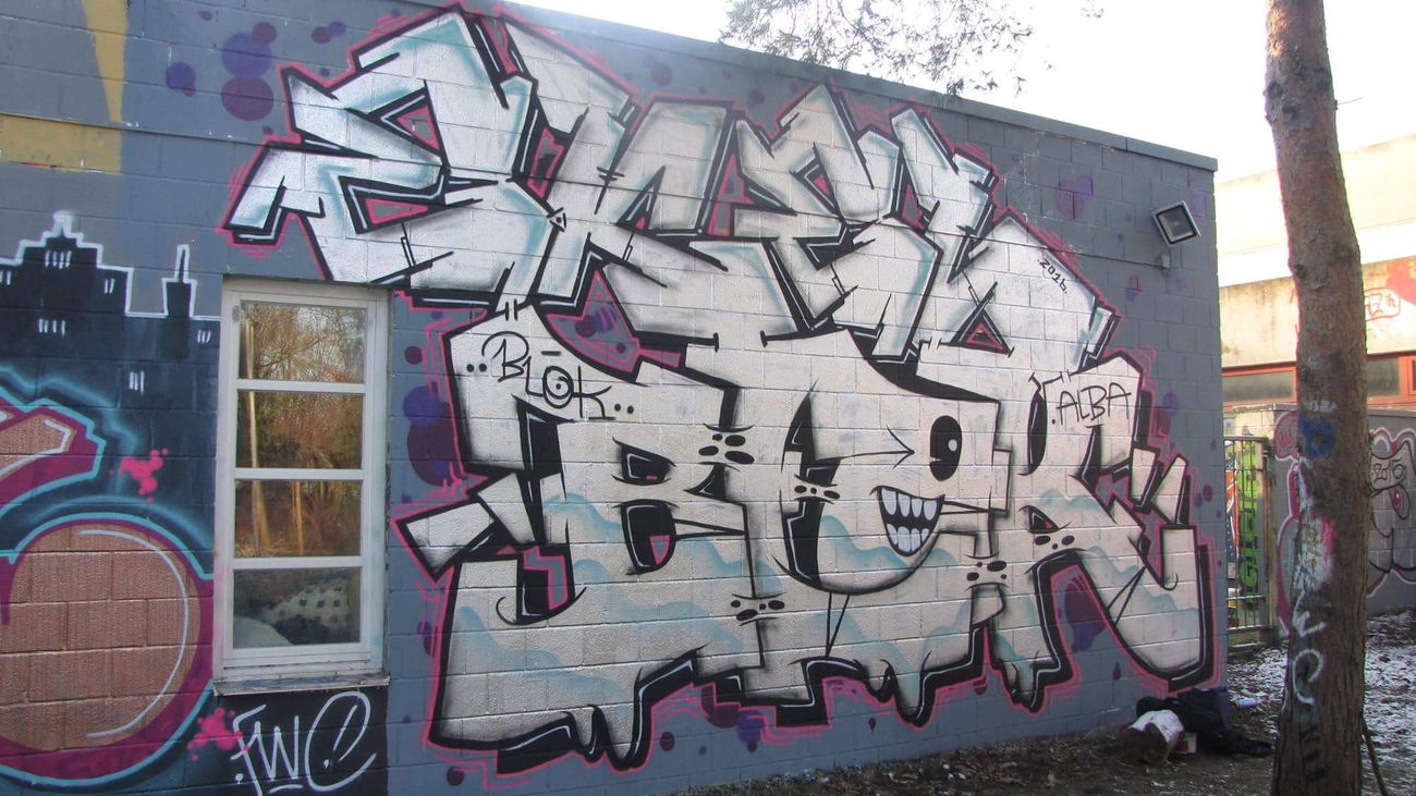 Graffiti Wall in Oldenburg - Photo by skroten - Ekel, Blok, FWC (2016)
