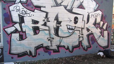 Graffiti Wall in Oldenburg - Photo by skroten - Blok, FWC (2016)