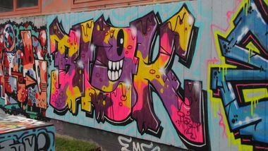 Graffiti Wall in Oldenburg - Photo by skroten - Blok, FWC (2016)
