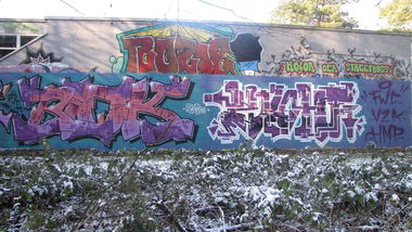 Graffiti Wall in Oldenburg - Photo by skroten - Blok, Zucht, FWC (2015)